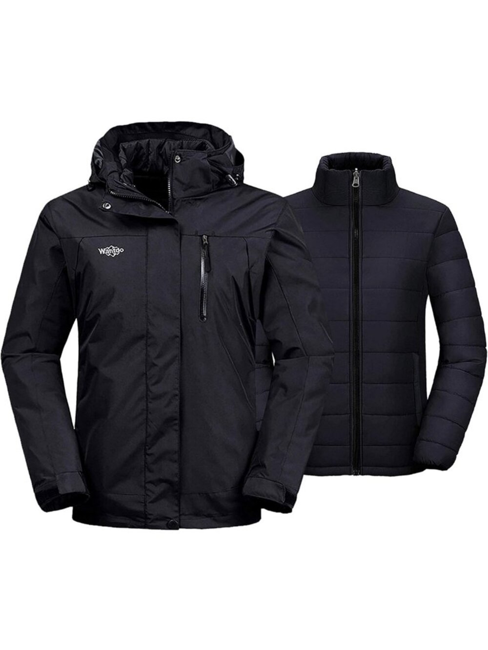 Cozy 3-in-1 Ski Jacket with Cotton Padded Liner | Women's Winter Coat